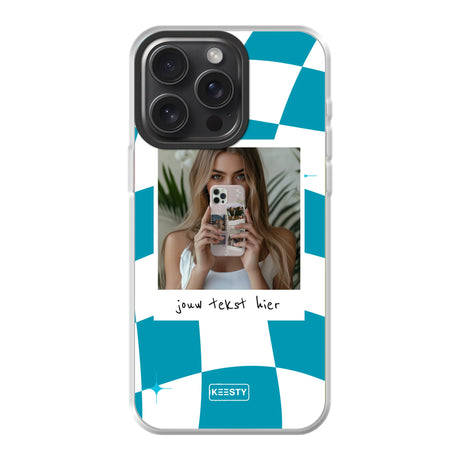 Apple iPhone 15 Pro Max hybrid case with magsafe back printed transparant