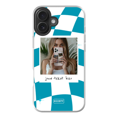 Apple iPhone 16 Plus hybrid case with magsafe back printed transparant