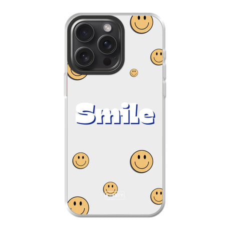 Apple iPhone 15 Pro Max hybrid case with magsafe back printed transparant
