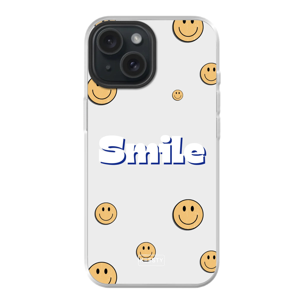Apple iPhone 15 hybrid case with magsafe back printed transparant