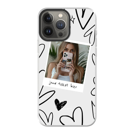 Apple iPhone 13 Pro Max hybrid case with magsafe back printed transparant