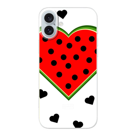 Telefoonhoesje maken soft watermelon iPhone 16 Plus