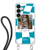 Samsung Galaxy S25 Plus Crossbody case (back printed, transparent)