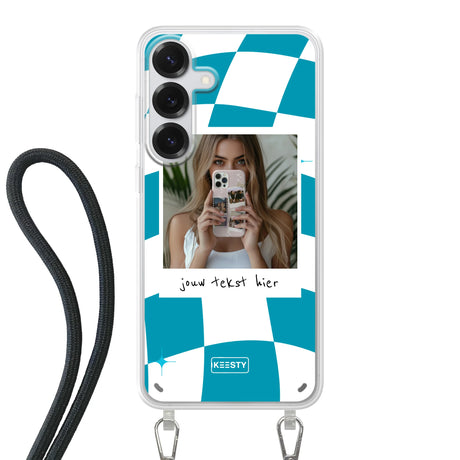 Samsung Galaxy S25 Plus Crossbody case (back printed, transparent)