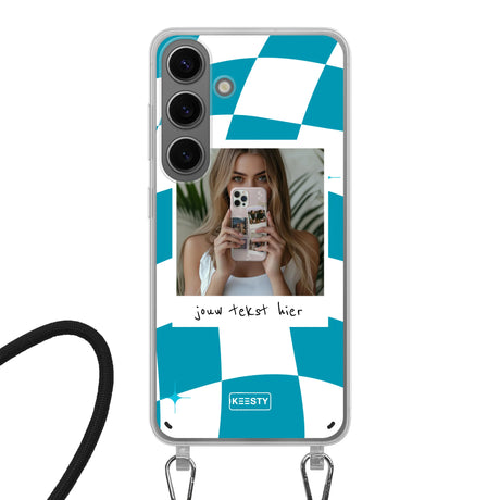 Samsung Galaxy S24 Crossbody case (back printed, transparent)