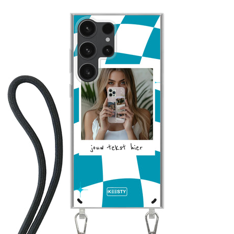 Samsung Galaxy S23 Ultra Crossbody case (back printed, transparent)