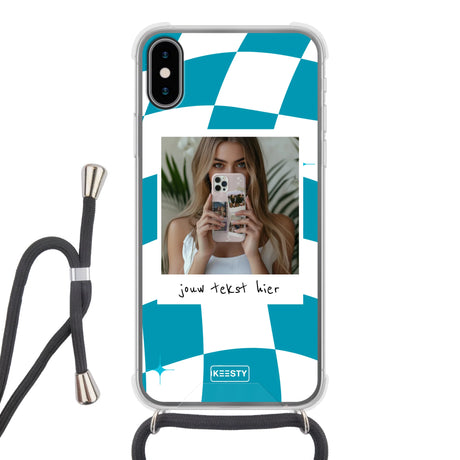 Apple iPhone X: XS Crossbody case (back printed, transparent)
