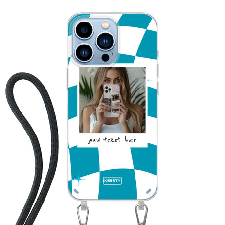 Apple iPhone 13 Pro Crossbody case (back printed, transparent)