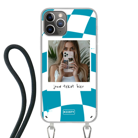 Apple iPhone 11 Pro Crossbody case (back printed, transparent)