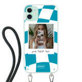Apple iPhone 11 Crossbody case (back printed, transparent)