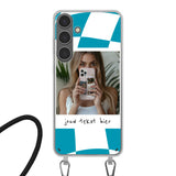 Samsung Galaxy S24 Plus Crossbody case (back printed, transparent)