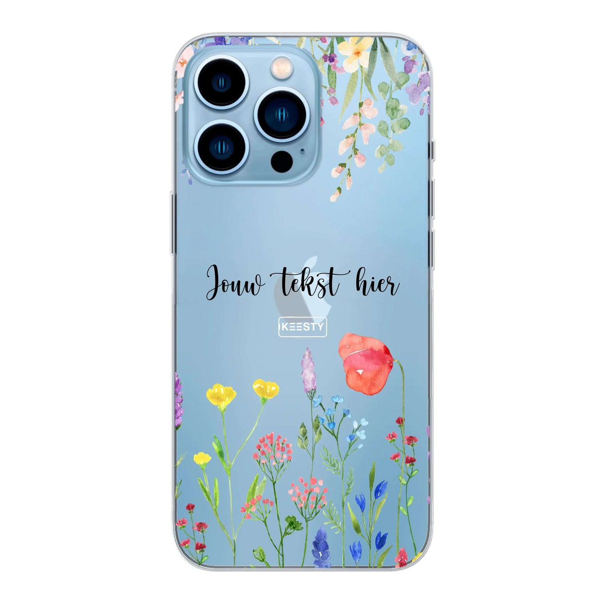 Telefoonhoesje Maken Soft Bloemen 2 iPhone 13 Mini