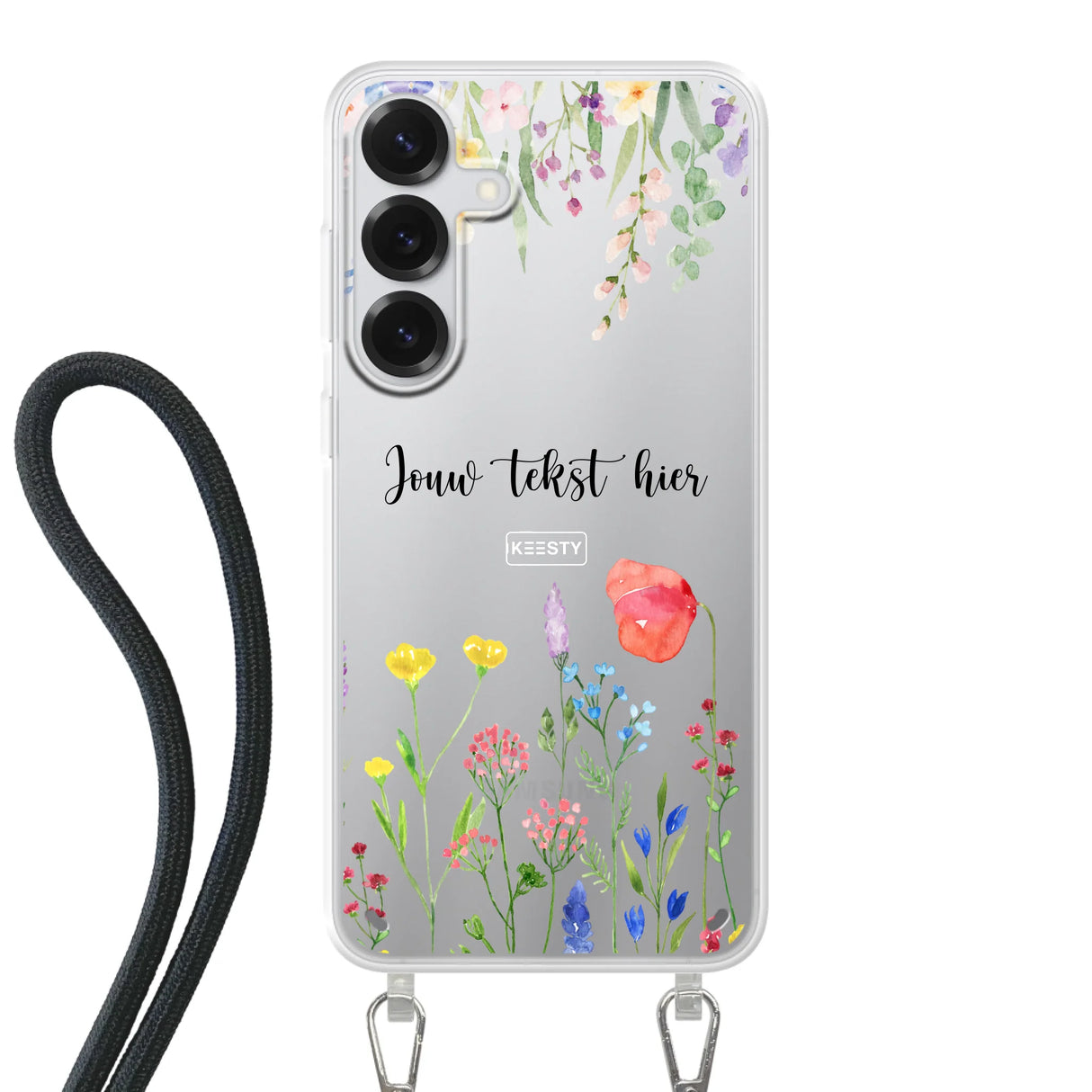 Floral °2 - Fabriquer une coque de téléphone - Coque avec cordon