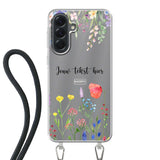 Telefoonhoesje Maken Koord Bloemen 2 Apple iPhone 15 Plus