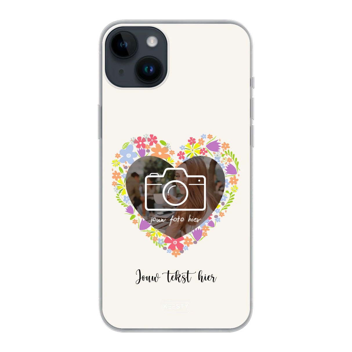 Telefoonhoesje Maken - Floral 4 - Soft hoesje