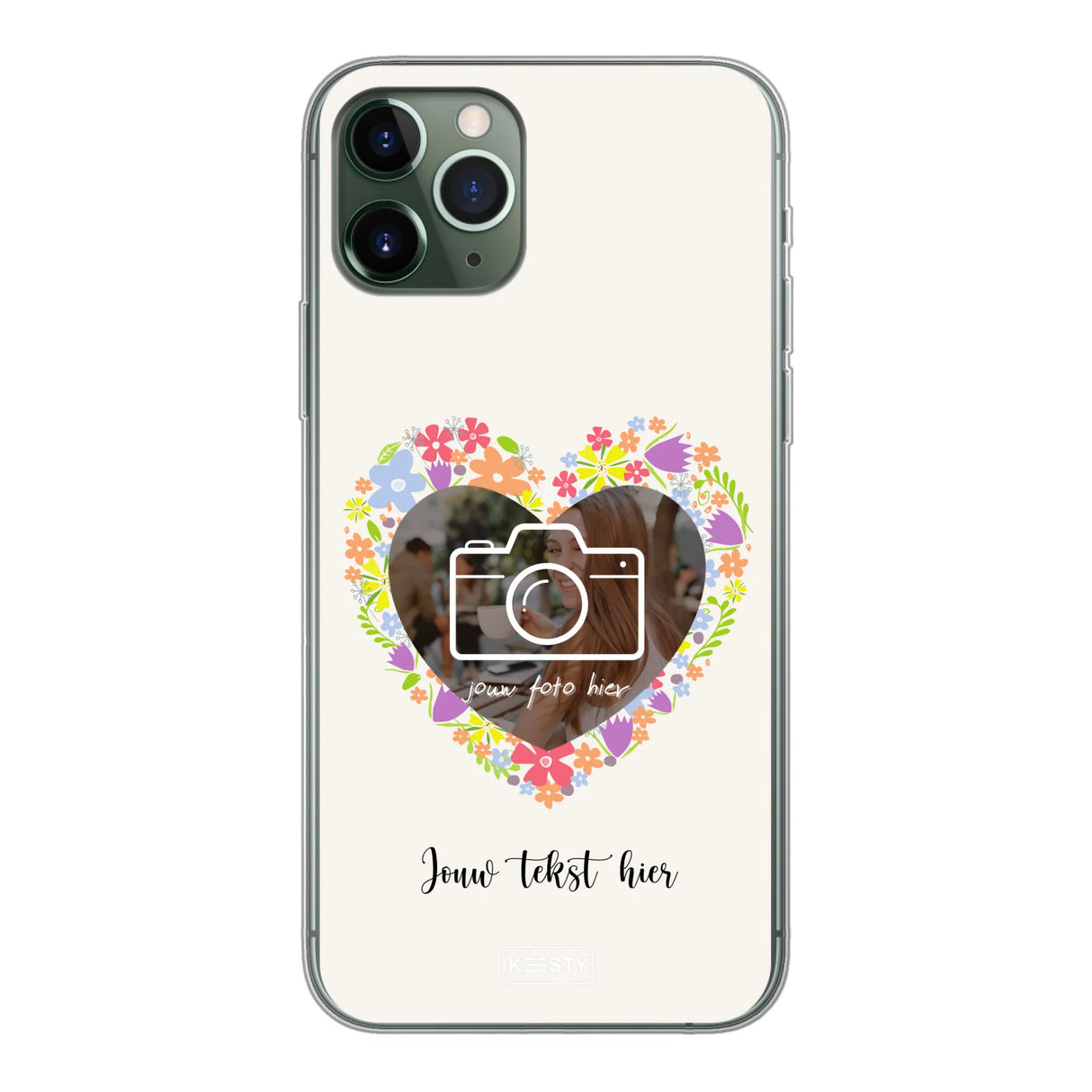 Telefoonhoesje Maken - Floral 4 - Soft hoesje