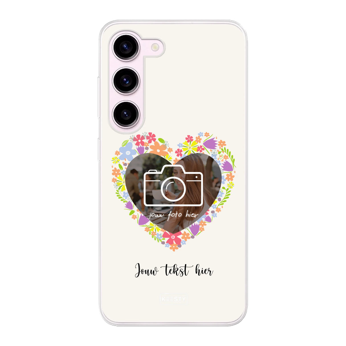 Telefoonhoesje Maken - Floral 4 - Soft hoesje