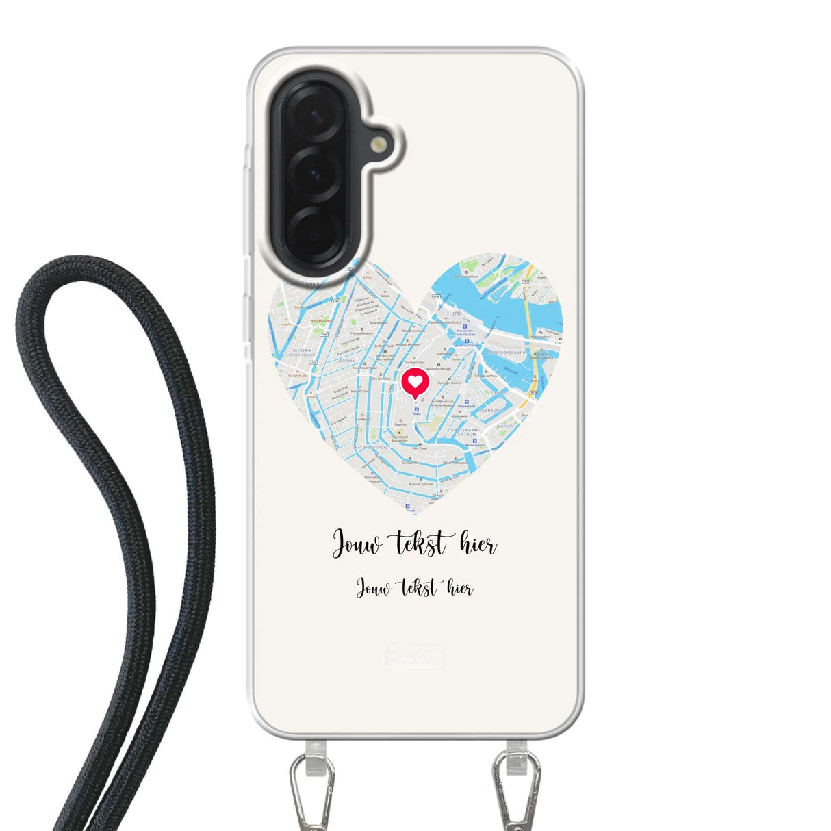 Telefoonhoesje ontwerpen koord Apple iPhone 16 Plus