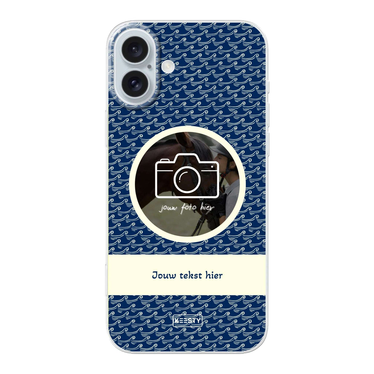 Telefoonhoesje ontwerpen soft waves 1 iPhone 16 Pro