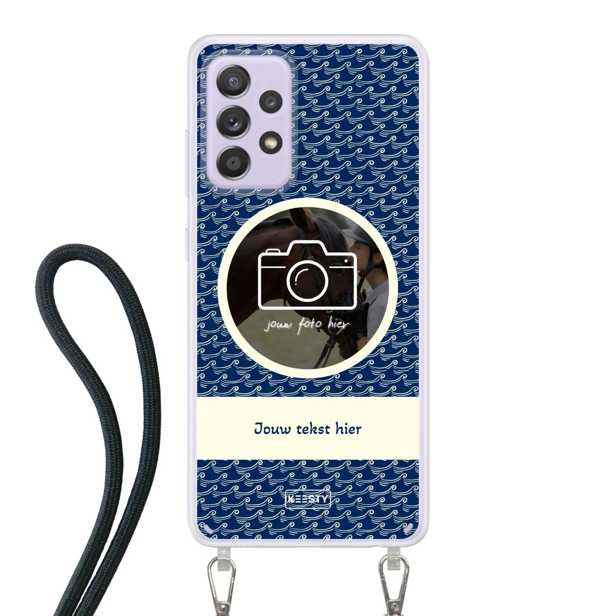 Telefoonhoesje ontwerpen koord waves 1 Apple iPhone 16