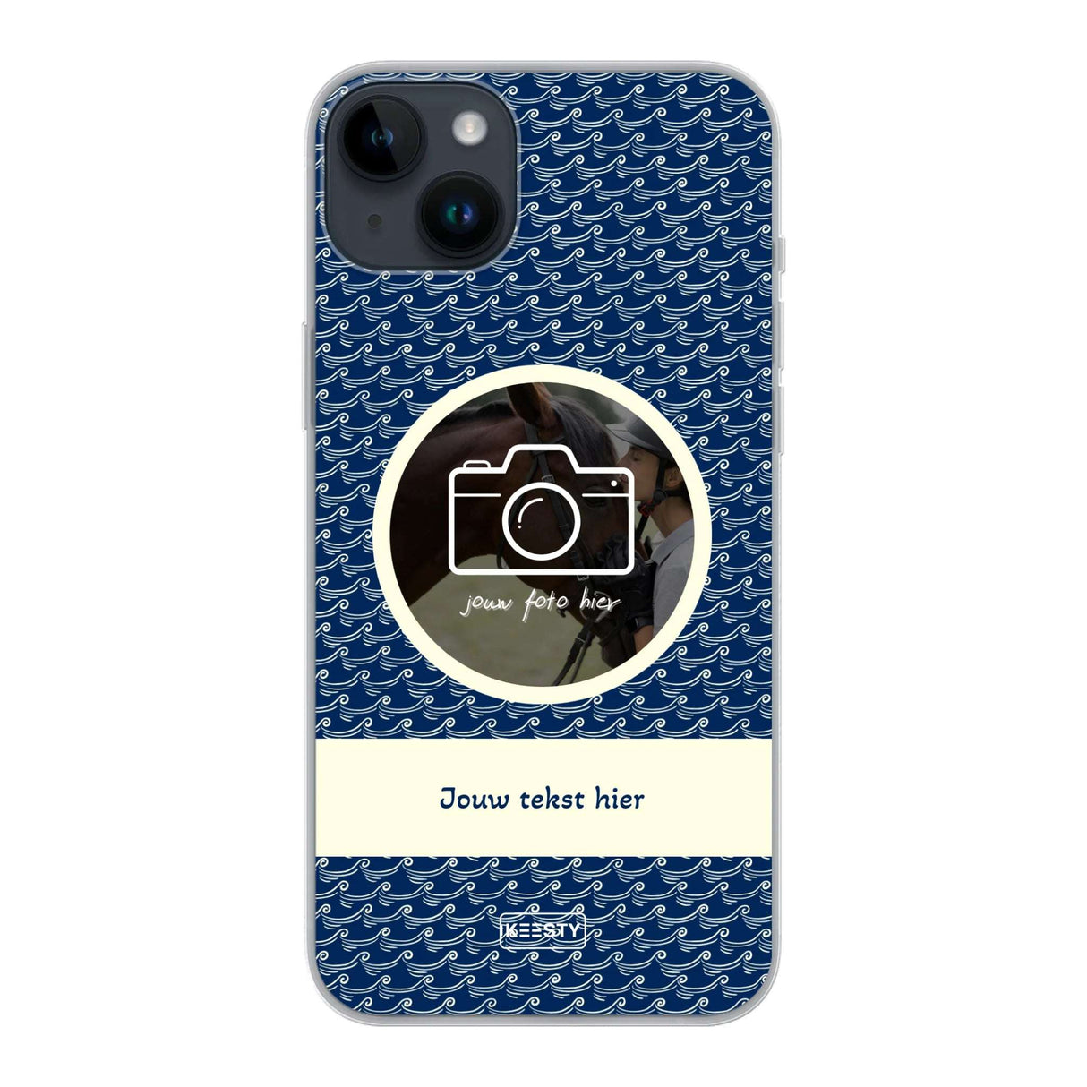 Telefoonhoesje ontwerpen soft waves 1 iPhone 13