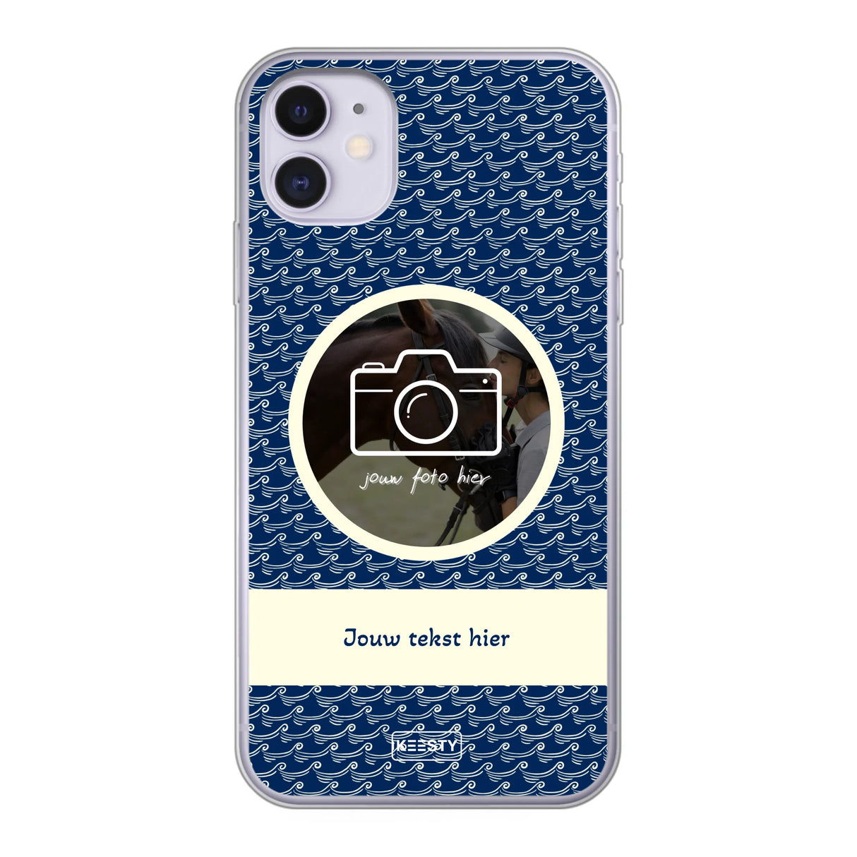 Telefoonhoesje ontwerpen soft waves 1 iPhone 11 Pro Max