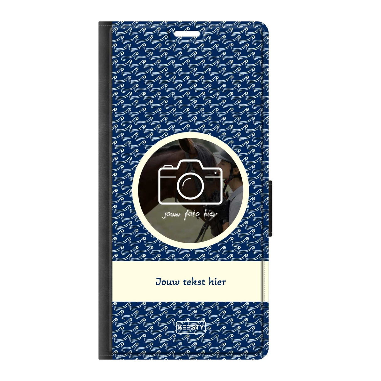 Telefoonhoesje ontwerpen portemonnee waves 1 Apple iPhone 12 Pro Max