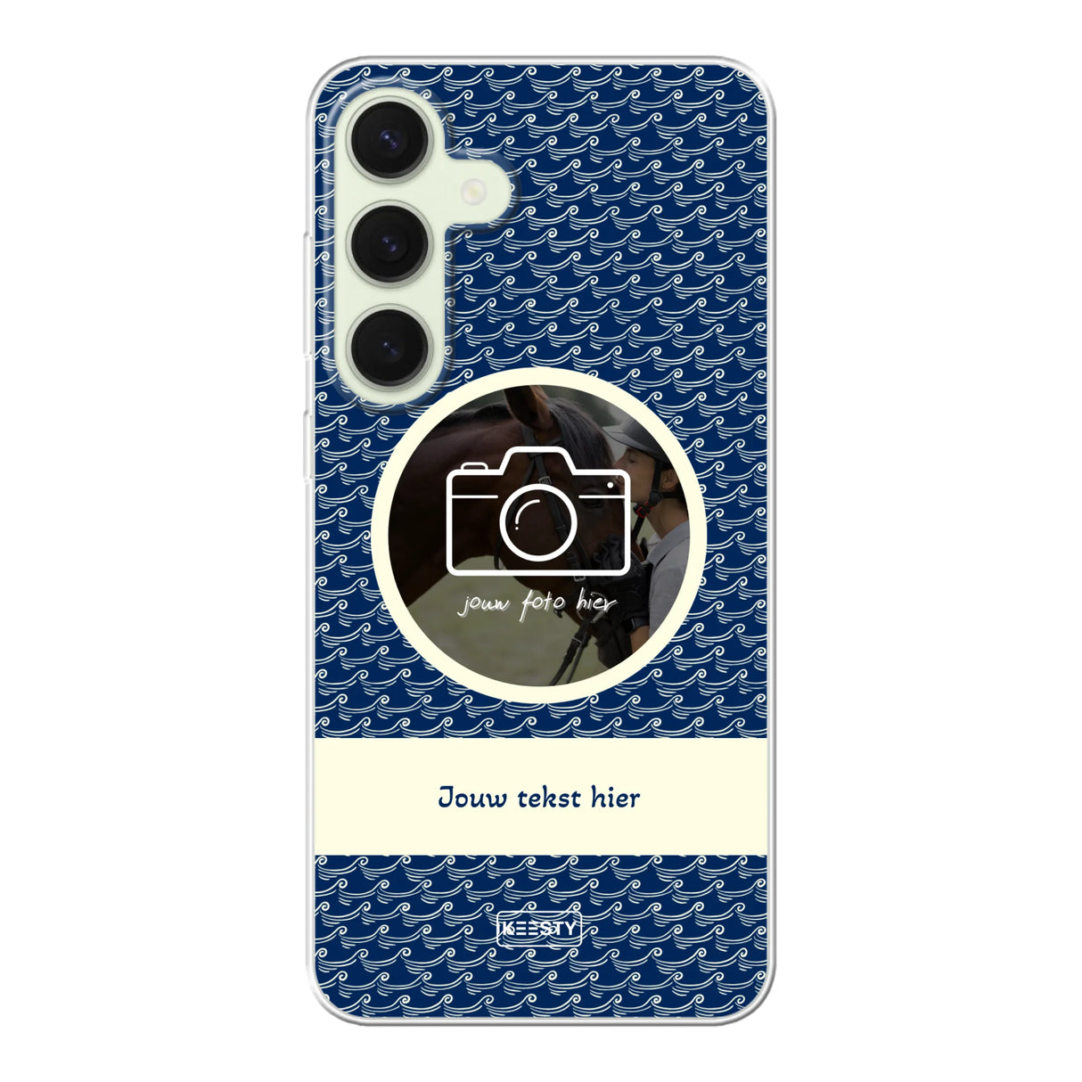 Telefoonhoesje ontwerpen soft waves 1 Samsung Galaxy S25 Ultra