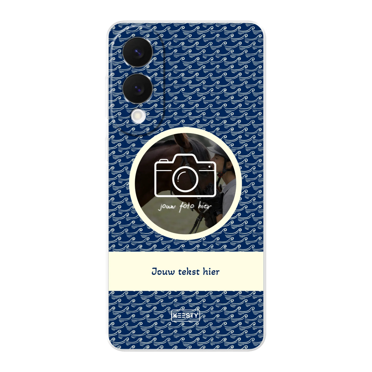 Telefoonhoesje ontwerpen soft waves 1 Samsung Galaxy S24 FE