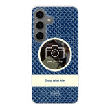 Telefoonhoesje ontwerpen soft waves 1 Samsung Galaxy S24 plus