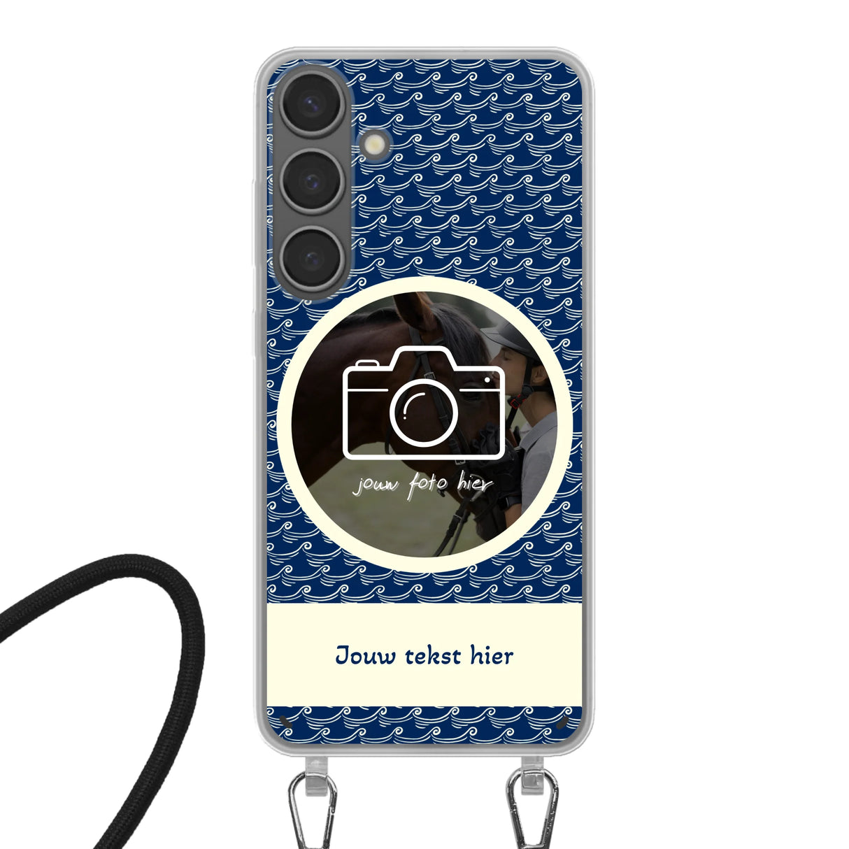 Telefoonhoesje ontwerpen koord waves 1 