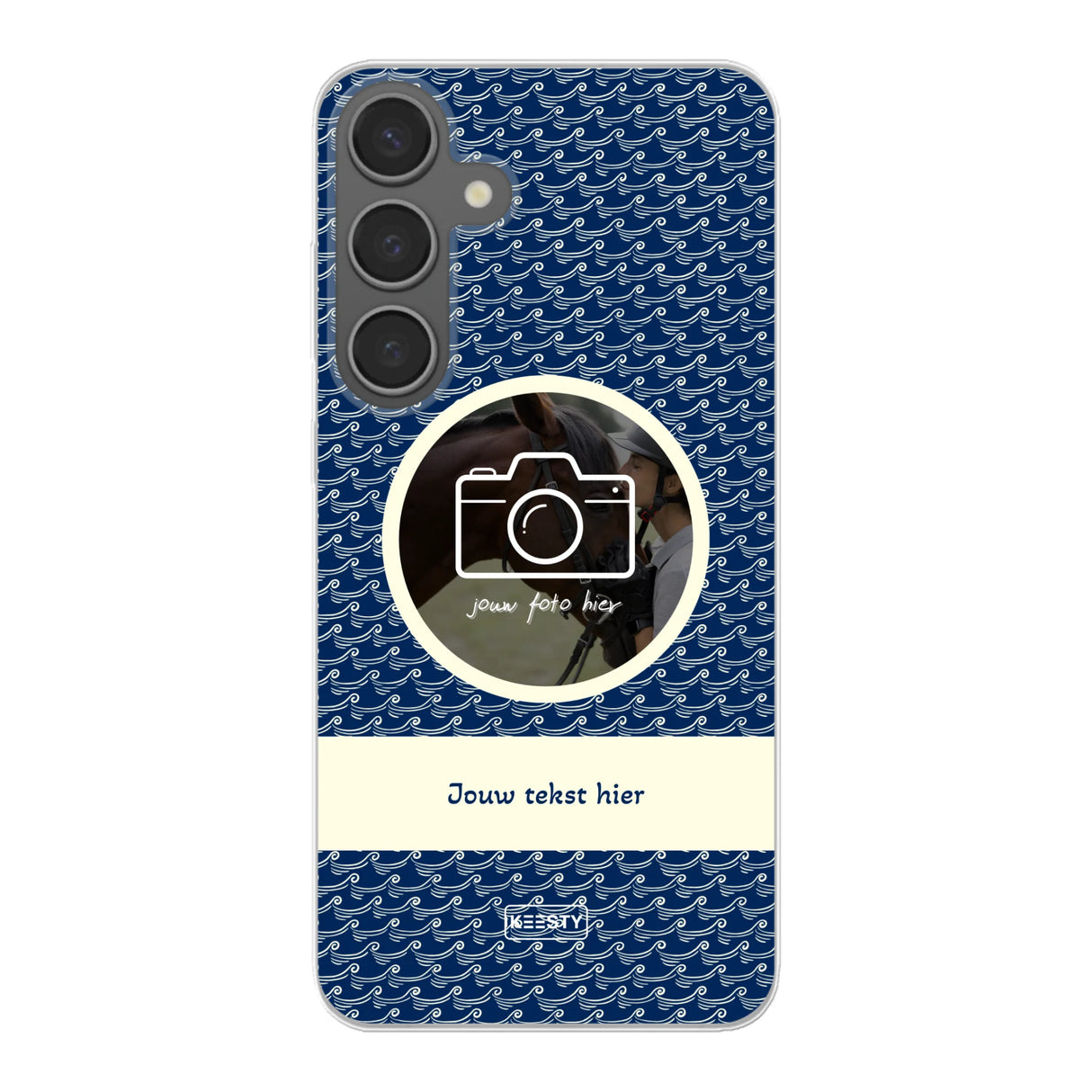 Telefoonhoesje ontwerpen soft waves 1 Samsung Galaxy S23