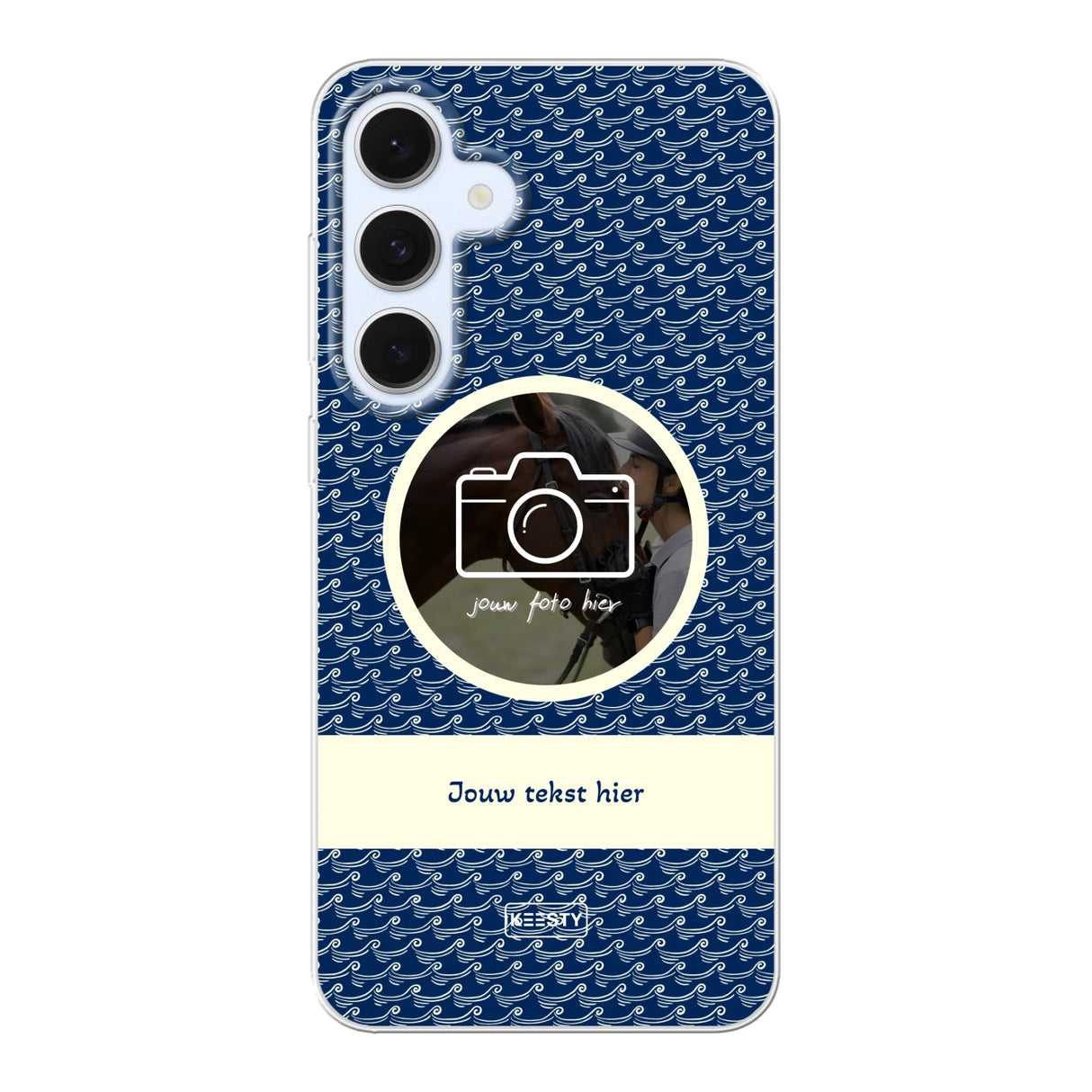 Telefoonhoesje ontwerpen soft waves 1 Samsung Galaxy S23 FE