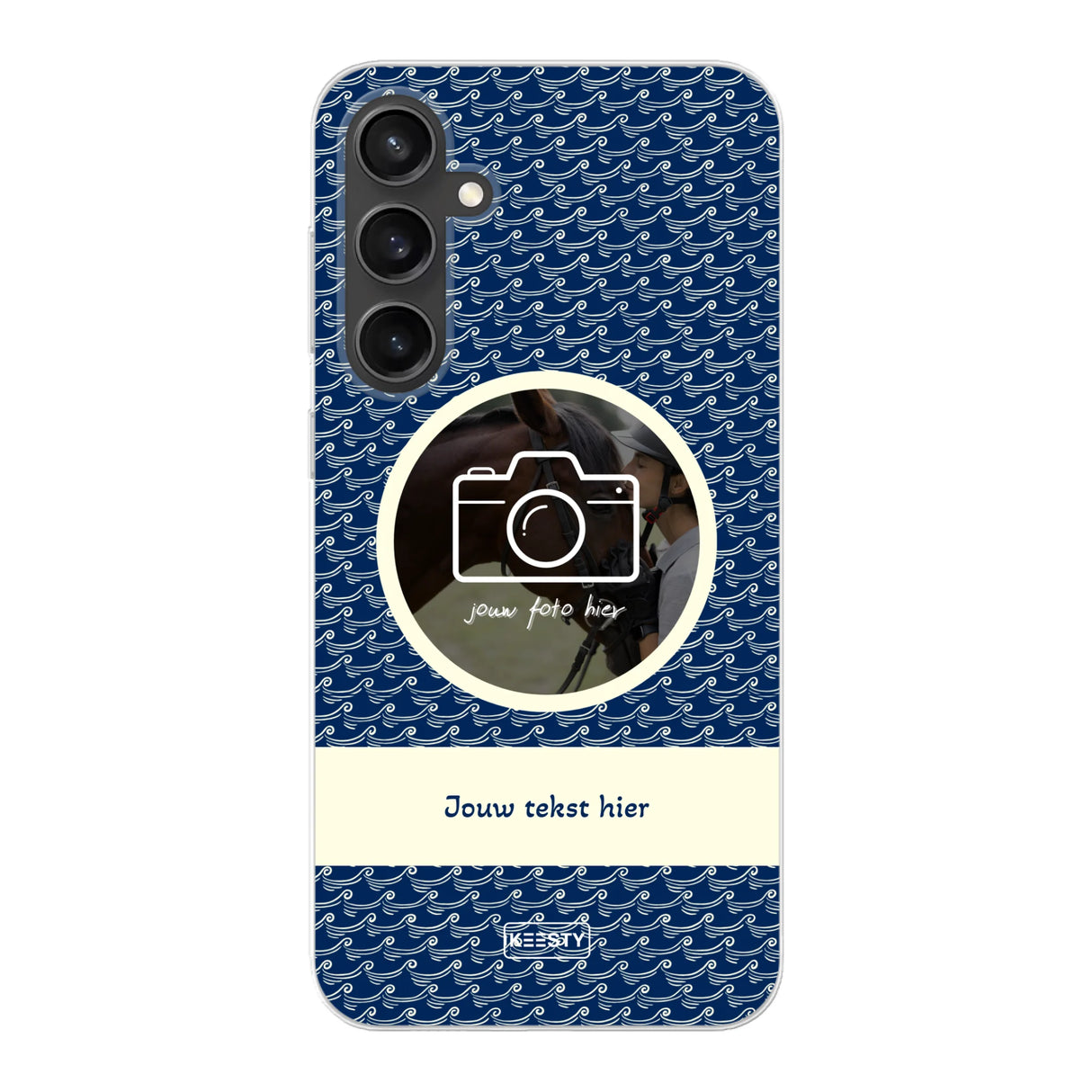 Telefoonhoesje ontwerpen soft waves 1 Samsung Galaxy S23 Plus