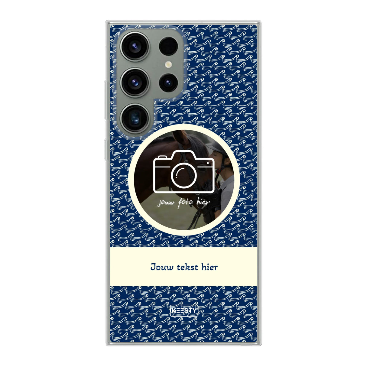 Telefoonhoesje ontwerpen soft waves 1 Samsung Galaxy S22