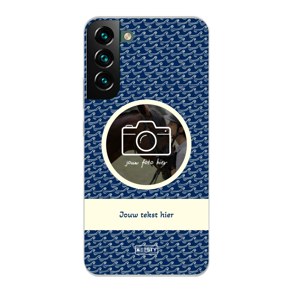 Telefoonhoesje ontwerpen soft waves 1 Samsung Galaxy A55