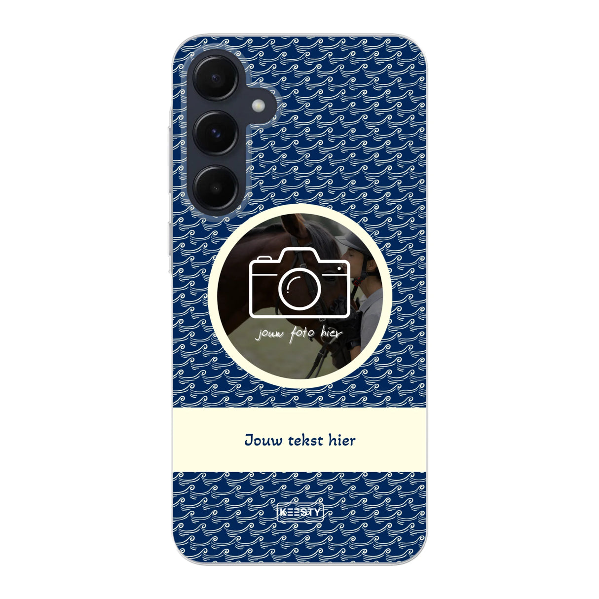Telefoonhoesje ontwerpen soft waves 1 Samsung Galaxy A35