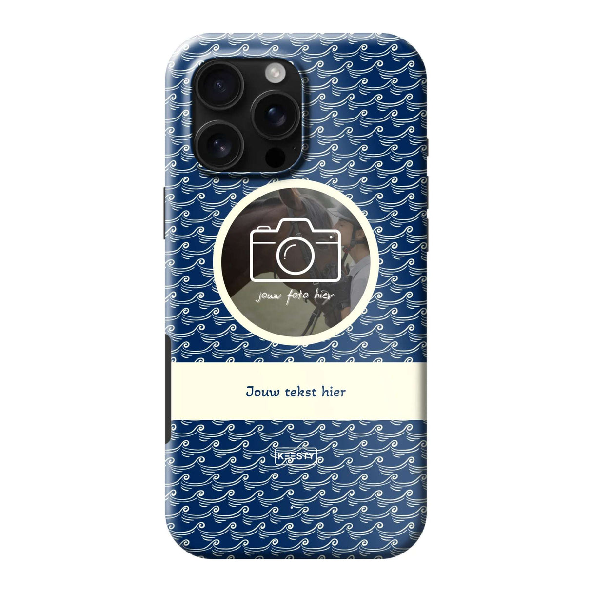 Telefoonhoesje ontwerpen magsafe tough waves 1 Apple iPhone 13 Pro
