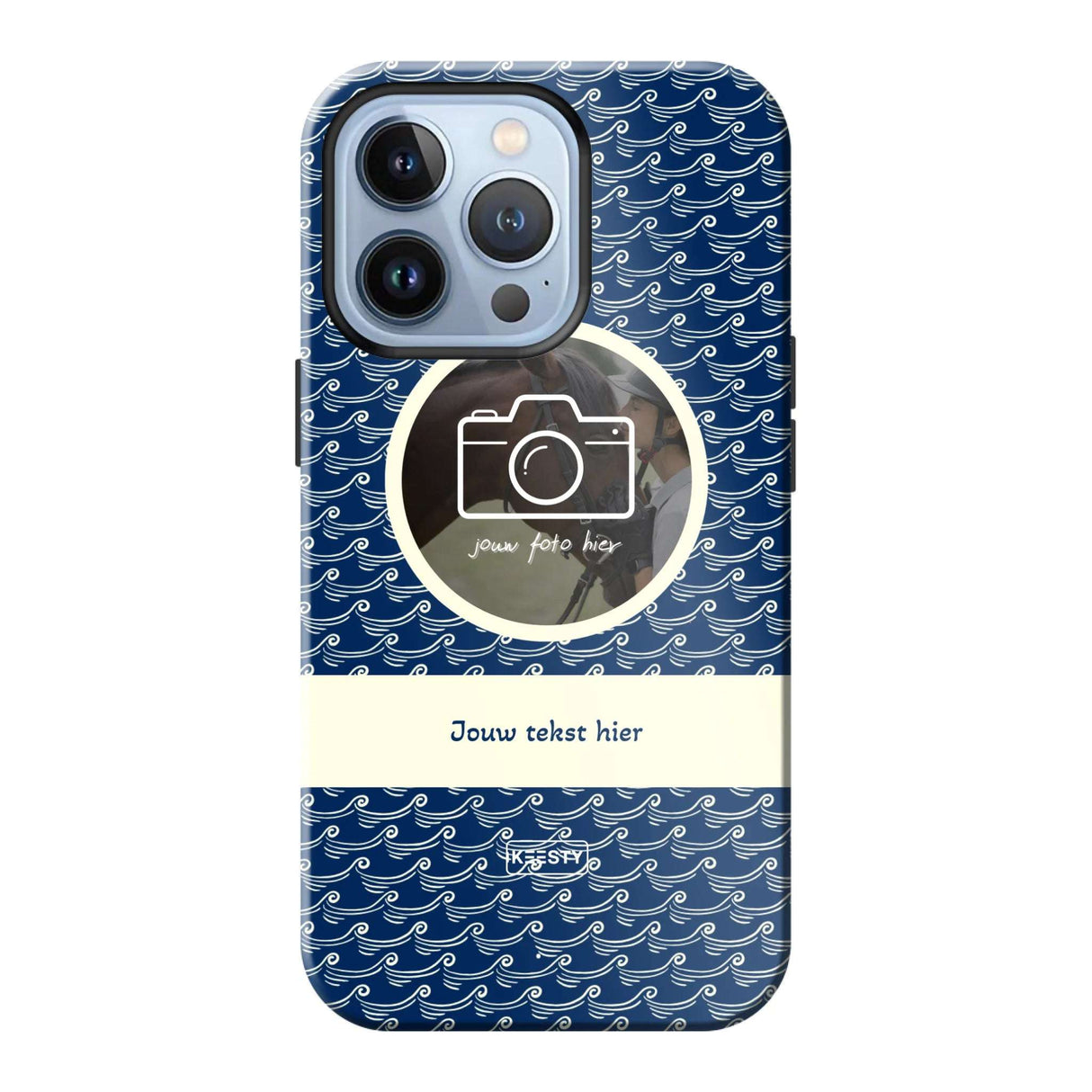 Telefoonhoesje ontwerpen magsafe tough waves 1 Apple iPhone 16 Pro Max