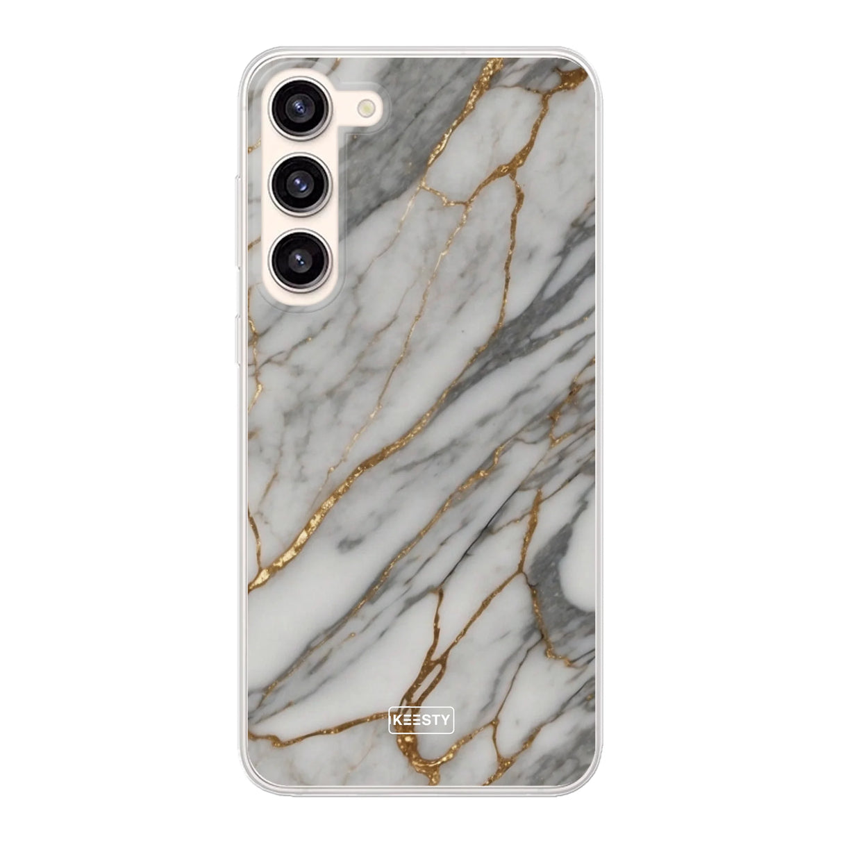  Telefoonhoesje ontwerpen Marble Black Samsung Galaxy S22