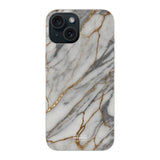  Telefoonhoesje ontwerpen Marble Black iPhone 15
