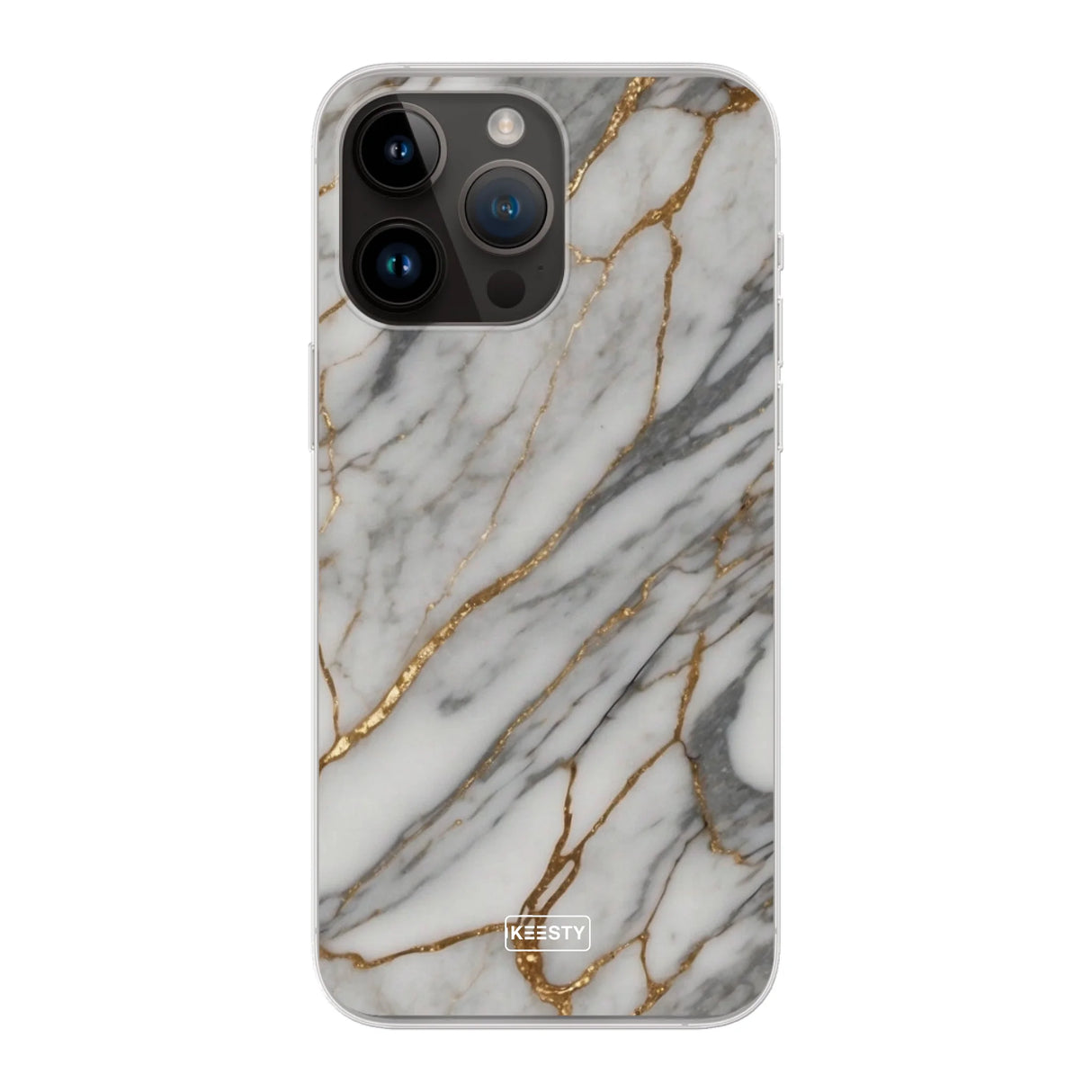  Telefoonhoesje ontwerpen Marble Black iPhone 14 Pro Max