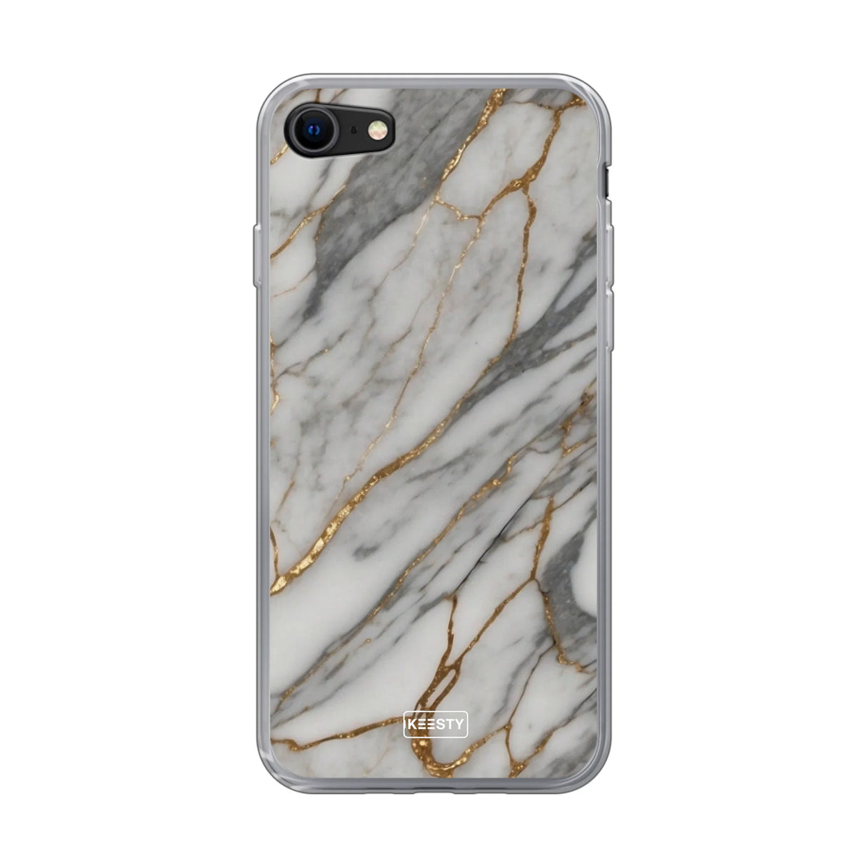  Telefoonhoesje ontwerpen Marble Black iPhone X & XS