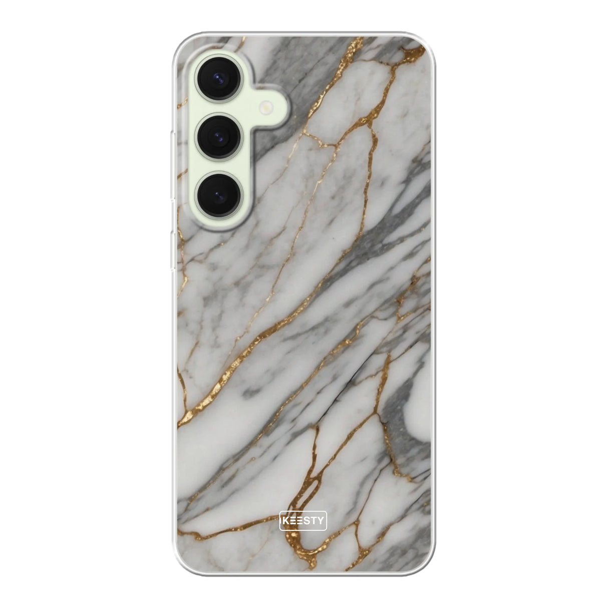  Telefoonhoesje ontwerpen Marble Black Samsung Galaxy S25 Plus