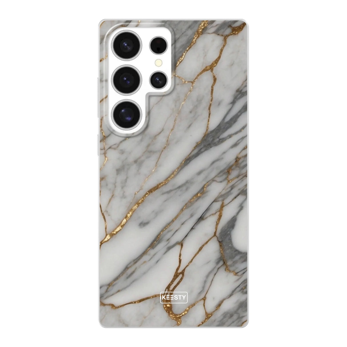  Telefoonhoesje ontwerpen Marble Black Samsung Galaxy S25 Edge