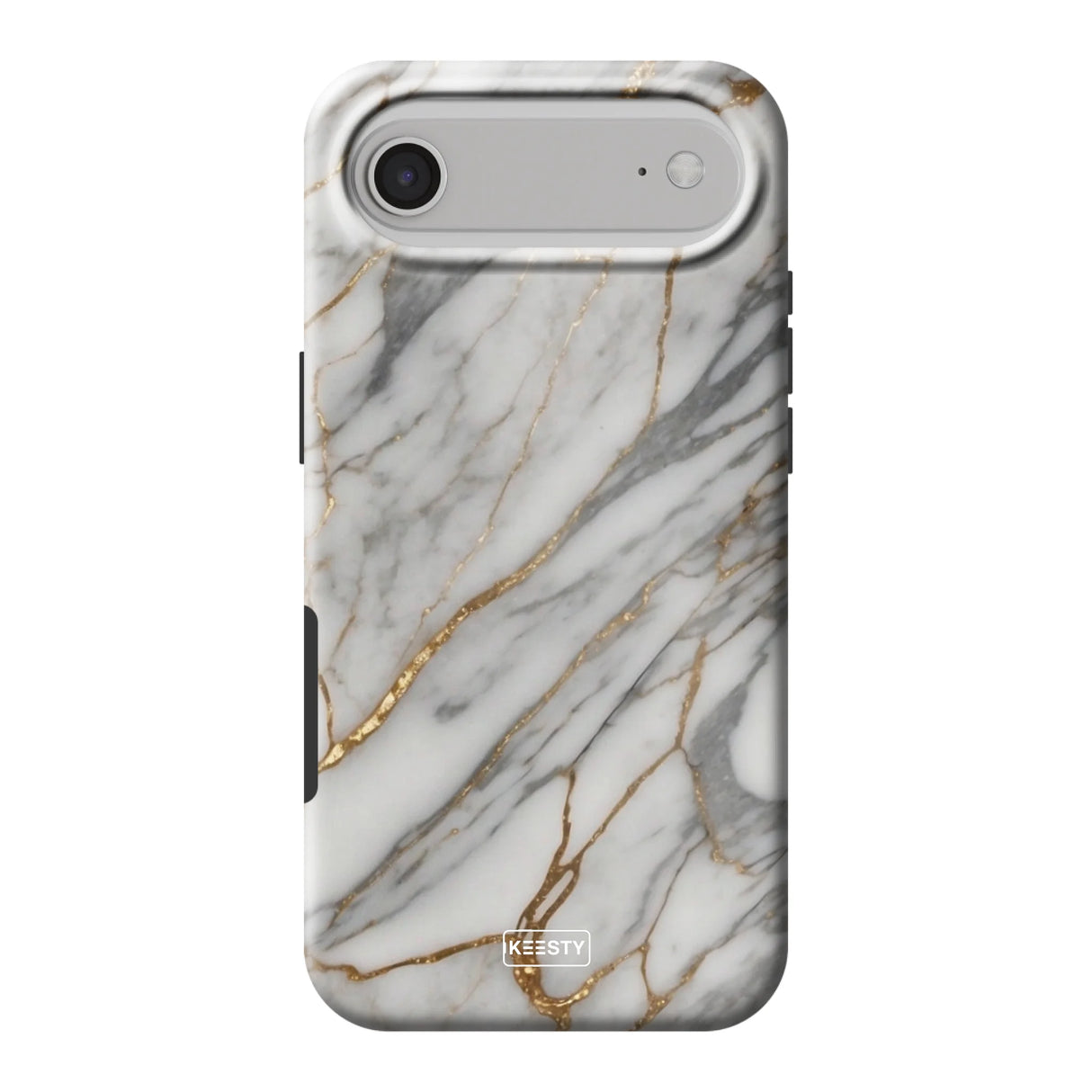  Telefoonhoesje ontwerpen met Tough Marble Black Samsung Galaxy A16