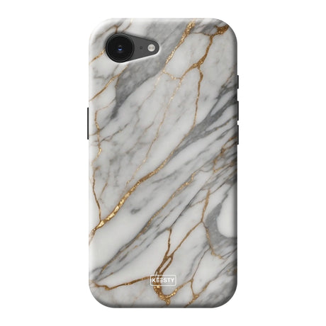  Telefoonhoesje ontwerpen met Tough Marble Black Samsung Galaxy A25