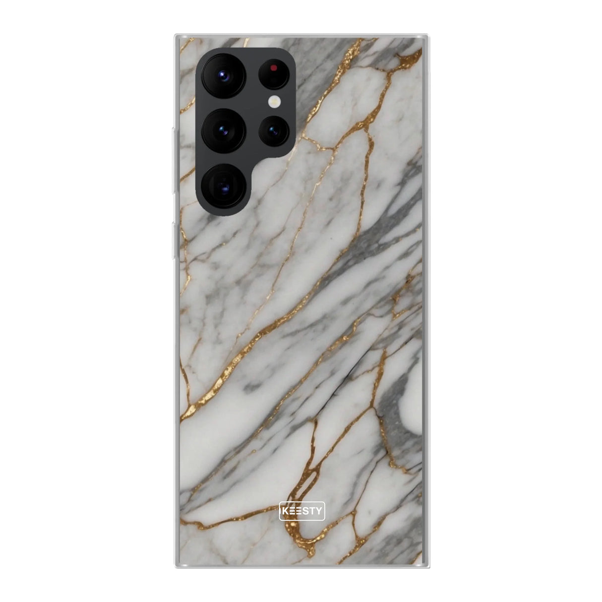 Telefoonhoesje Maken - Marble Green - Soft Case