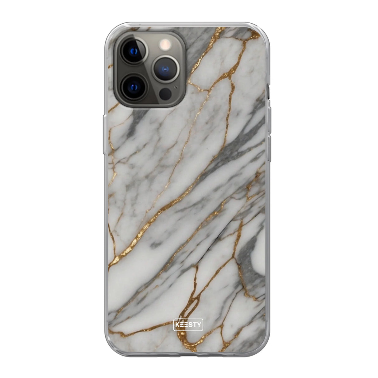 Telefoonhoesje Maken - Marble Green - Soft Case