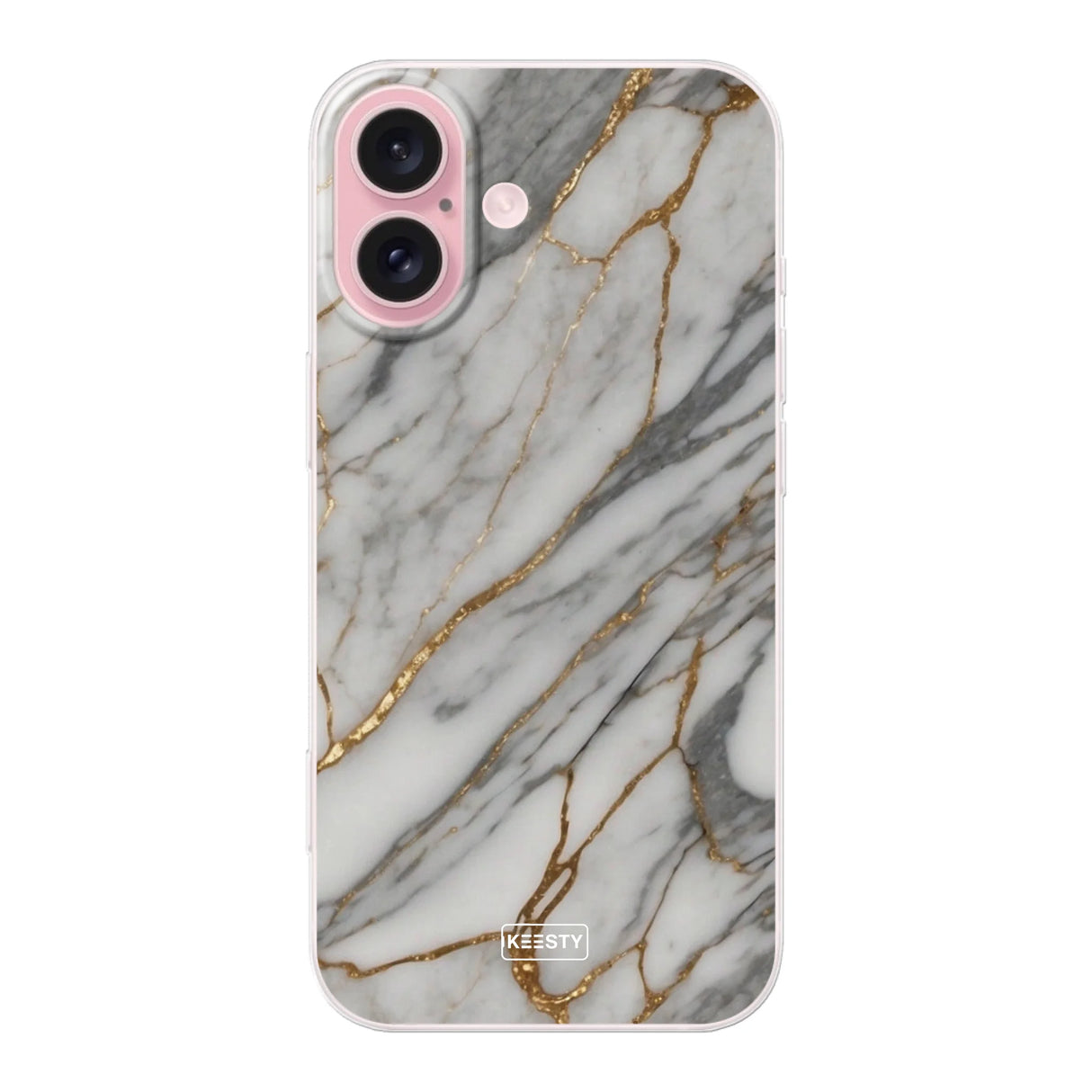 Telefoonhoesje Maken - Marble Green - Soft Case